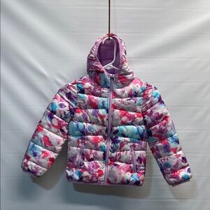 Under Armour Girls ColdGear Puffer Jacket – Size 6 – Floral Print